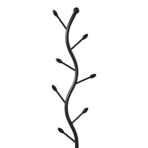 Lelom metal coat hanger in black color D30x170cm