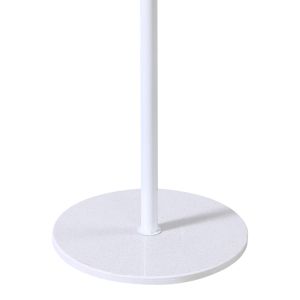 Metal coat hanger Tebera in white color D30x170cm