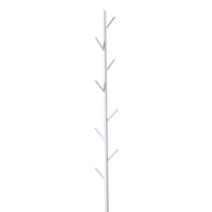 Metal coat hanger Tebera in white color D30x170cm