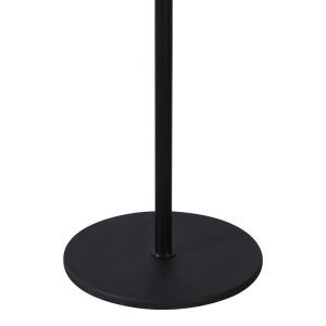 Metal coat hanger Tebera in black color D30x170cm