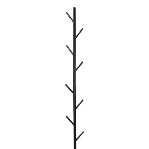 Metal coat hanger Tebera in black color D30x170cm