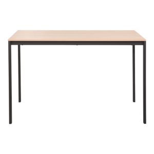 Metal table Faragio in natural black 120x75x75cm