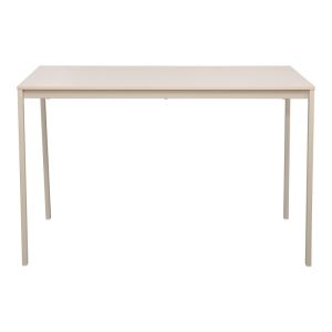 Metal table Faragio in gray-beige shade 120x75x75cm
