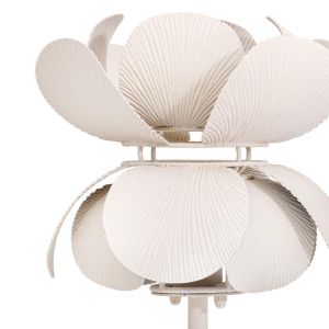 Metal table lamp Fl610551 cream color 26x55cm