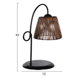 Metal table lamp Hm7490 12x42cm