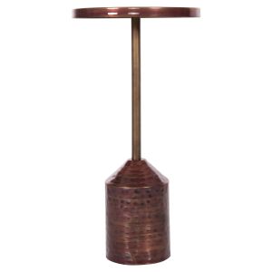 Metal coffee table Bombay Hm4251.06 color cooper D25.5x51.5hcm