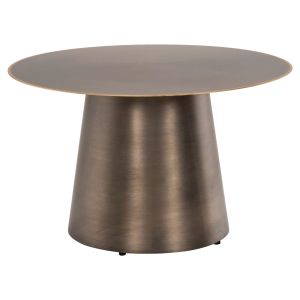 Metal tables 2 pcs. Nickely Antique D80x41h D60x36hcm Hm9667