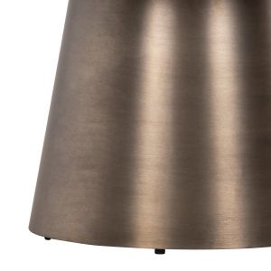 Metal tables 2 pcs. Nickely Antique D80x41h D60x36hcm Hm9667