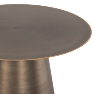 Metal tables 2 pcs. Nickely Antique D80x41h D60x36hcm Hm9667
