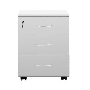 Mobile cabinet Amazon, white melamine 39x47x52.5cm