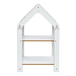 Montessori shelf Zoilen white-pink MDF 50x30x80cm