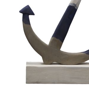 Настолна декорация Marine Anchor Elize Inart от мангово дърво 37,5x7,5x52cm