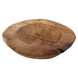 Настолна декорация Yoki Hm9627 от тиково дърво D29x6hcm