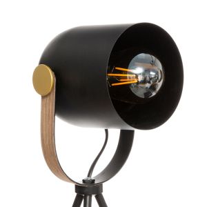 Table lamp Bil ε27 black-gold 18x16x45cm
