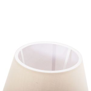 Table lamp Conni Hm4710 cream white drop-wooden base Φ23x34hcm.