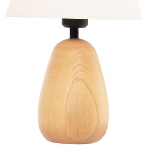Table lamp Conni Hm4710 cream white drop-wooden base Φ23x34hcm.