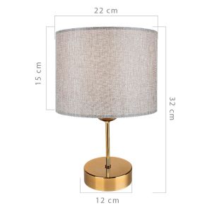 Настолна лампа D22x32cm