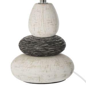 Table lamp E27 ivory/anthracite D18x33cm