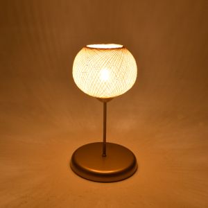 Table lamp Gaia E27 gold metal D22x37cm