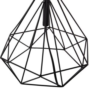 Table lamp Geilo Hm7416.11 metal in black - black Pvc cover Φ25x48.5hcm.