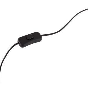 Table lamp Geilo Hm7416.12 metal in gold - black PVC cap Φ25x48.5cm.