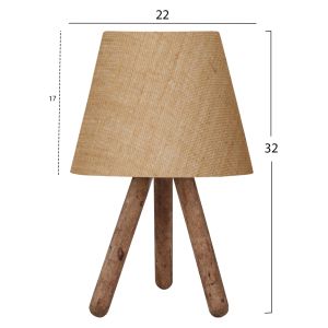 Table lamp Hm7598.01 beige - brown