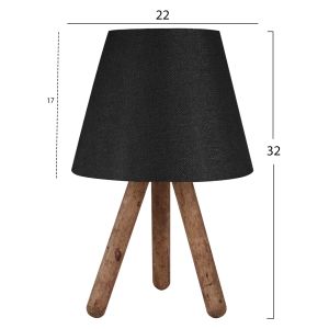 Table lamp Hm7598.03 black-walnut