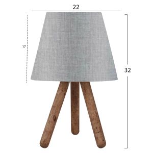 Table lamp Hm7598.05 natural gray