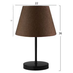 Table lamp Hm7602,03 black-brown