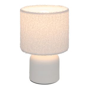 Jela table lamp in white color D14x22cm