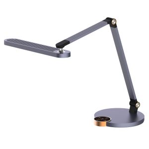 Table lamp Led Blain Pro Hm4454.07 Abs base and aluminum arms in gray 51.8x40hcm