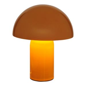 Table lamp Mushi metal in yellow color D20x24.5cm