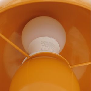 Table lamp Mushi metal in yellow color D20x24.5cm