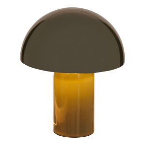 Table lamp Mushi metal in khaki color D20x24.5cm