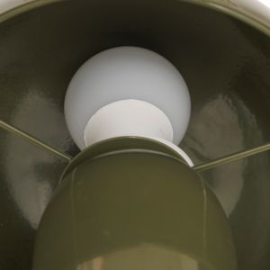 Table lamp Mushi metal in khaki color D20x24.5cm