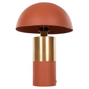 Table lamp Pune metal in orange-gold D31x44cm Hm4252.08