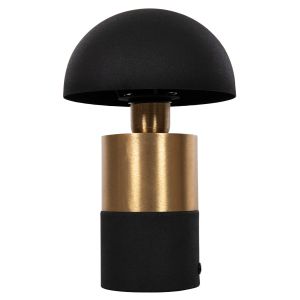 Table lamp Pune metal in black-gold D18x28hcm,04, Hm4255