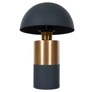 Table lamp Pune, metal in anthracite blue with gold, D20.5x32.5cm Hm4245.05