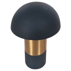 Table lamp Pune, metal in anthracite blue with gold, D20.5x32.5cm Hm4245.05