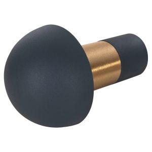 Table lamp Pune, metal in anthracite blue with gold, D20.5x32.5cm Hm4245.05