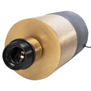 Table lamp Pune, metal in anthracite blue with gold, D20.5x32.5cm Hm4245.05