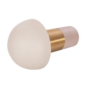 Table lamp Pune, metal in beige with gold, D20.5x32.5cm Hm4245.10