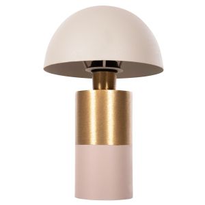 Table lamp Pune, metal in beige with gold, D20.5x32.5cm Hm4245.10
