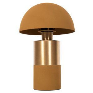 Pune table lamp, metal in mustard with gold, D20.5x32.5cm Hm4254.10