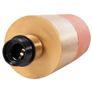 Table lamp Pune, metal in orange with gold, D20.5x32.5cm Hm4245.08