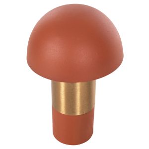 Table lamp Pune, metal in orange with gold, D20.5x32.5cm Hm4245.08