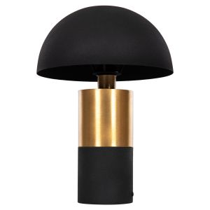 Pune table lamp, metal in black with gold, D31x44cm Hm4252,04