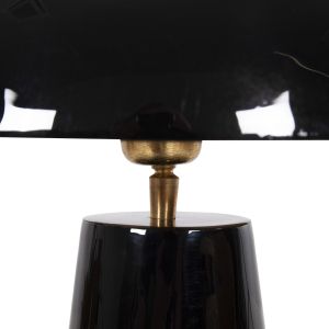 Table lamp Smush metal in black-rotating cap D32.5x69cm Hm4258.04