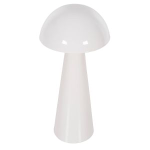 Smush table lamp, metal in white with rotating cover, D32.5x69cm Hm4258.03