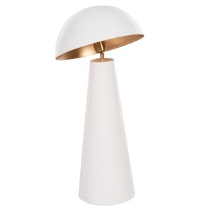 Smush table lamp, metal in white with rotating cover, D32.5x69cm Hm4258.03
